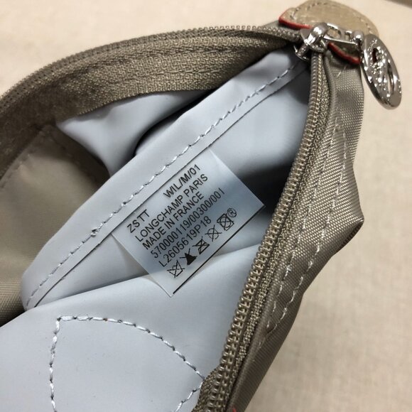 Longchamp Le Pliage Club 70th Women's M Shoulder Bags Tan Canvas Tote Medium - Picture 8 of 8